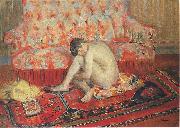 Nude on Red Carpet, Henri Lebasque Prints